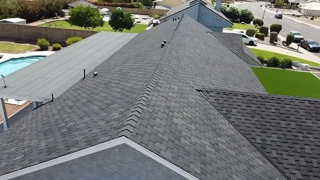 Recent residential architectural shingle repair project in Deltona FL
